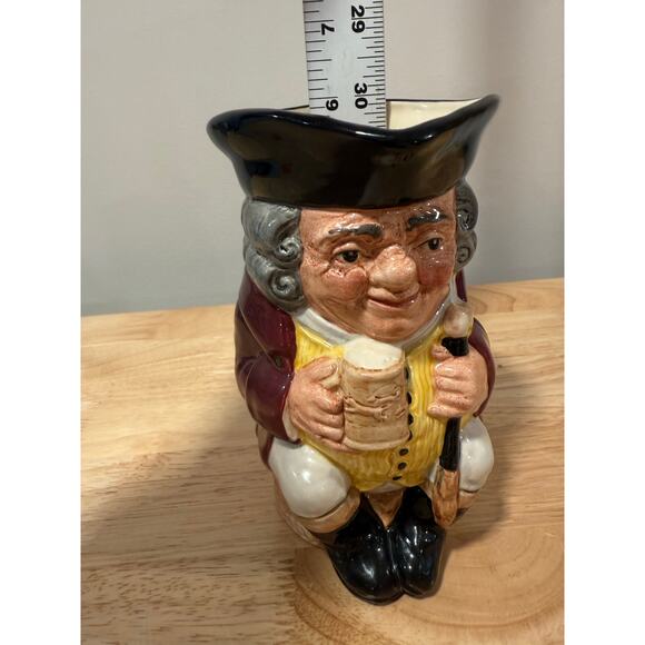 Royal Doulton Jolly Toby Character Toby Jug Mug Made in England JL - Picture 6 of 13